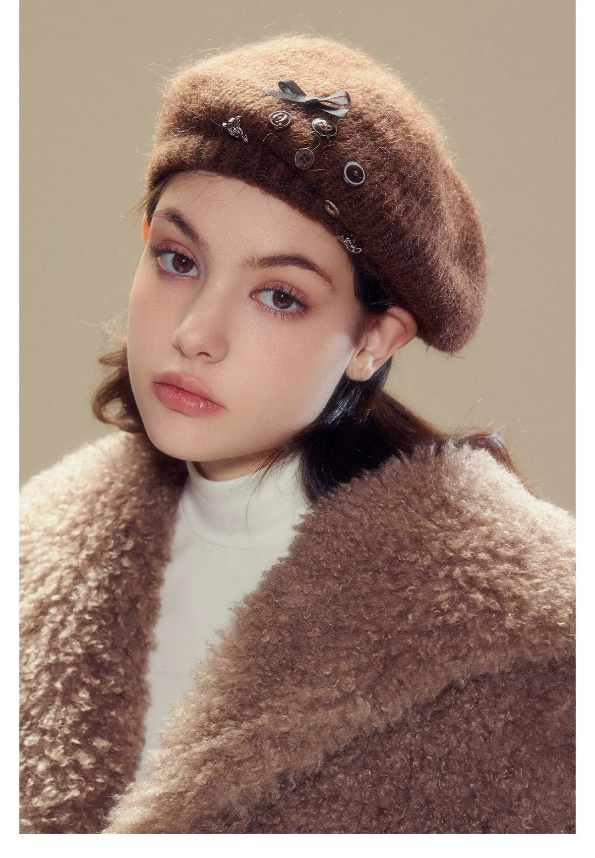 Wool Knit Beret