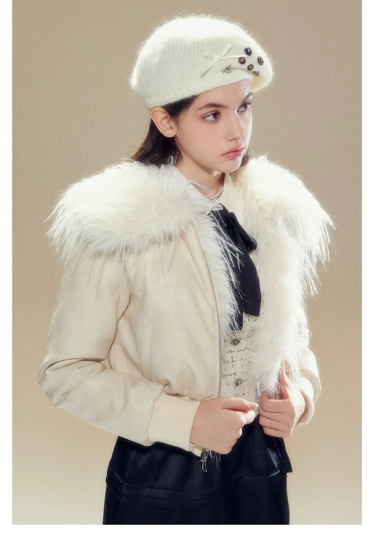Wool Knit Beret
