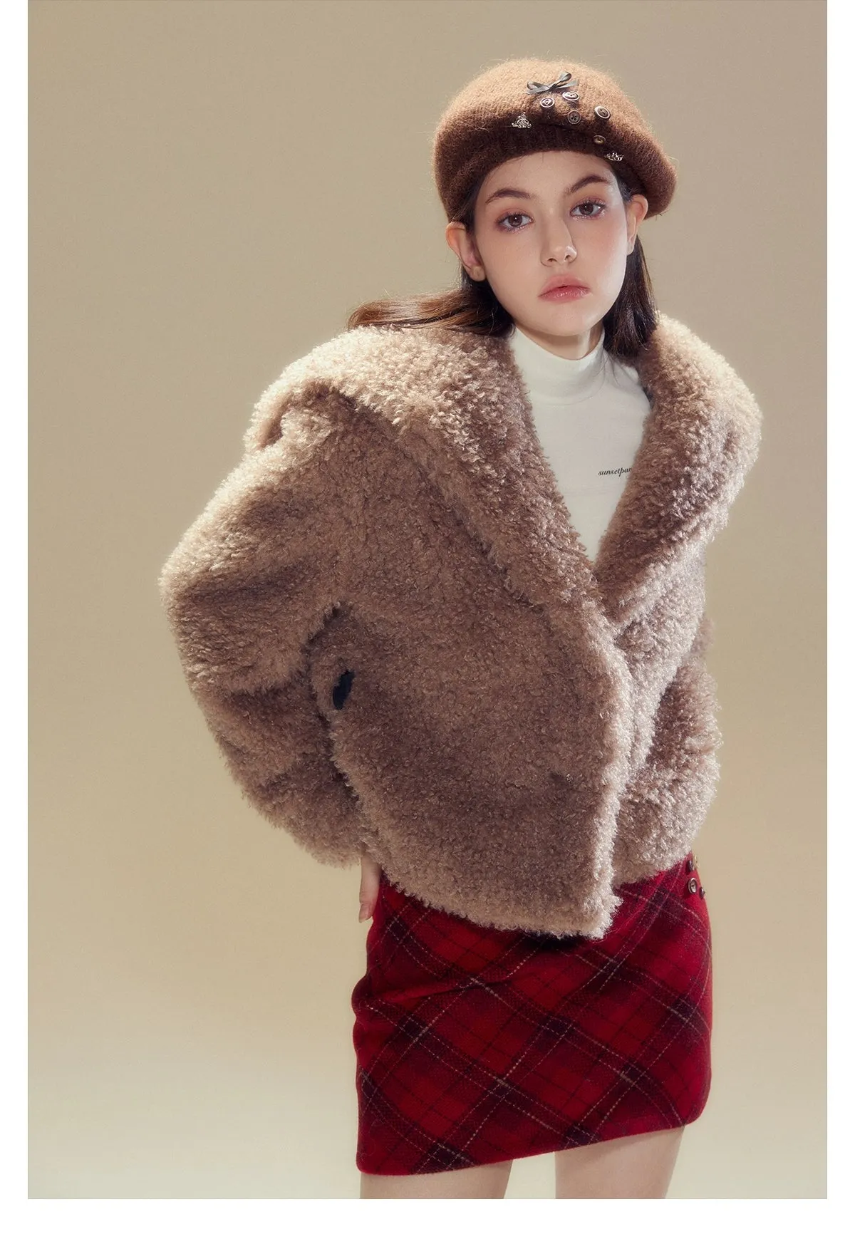 Wool Knit Beret