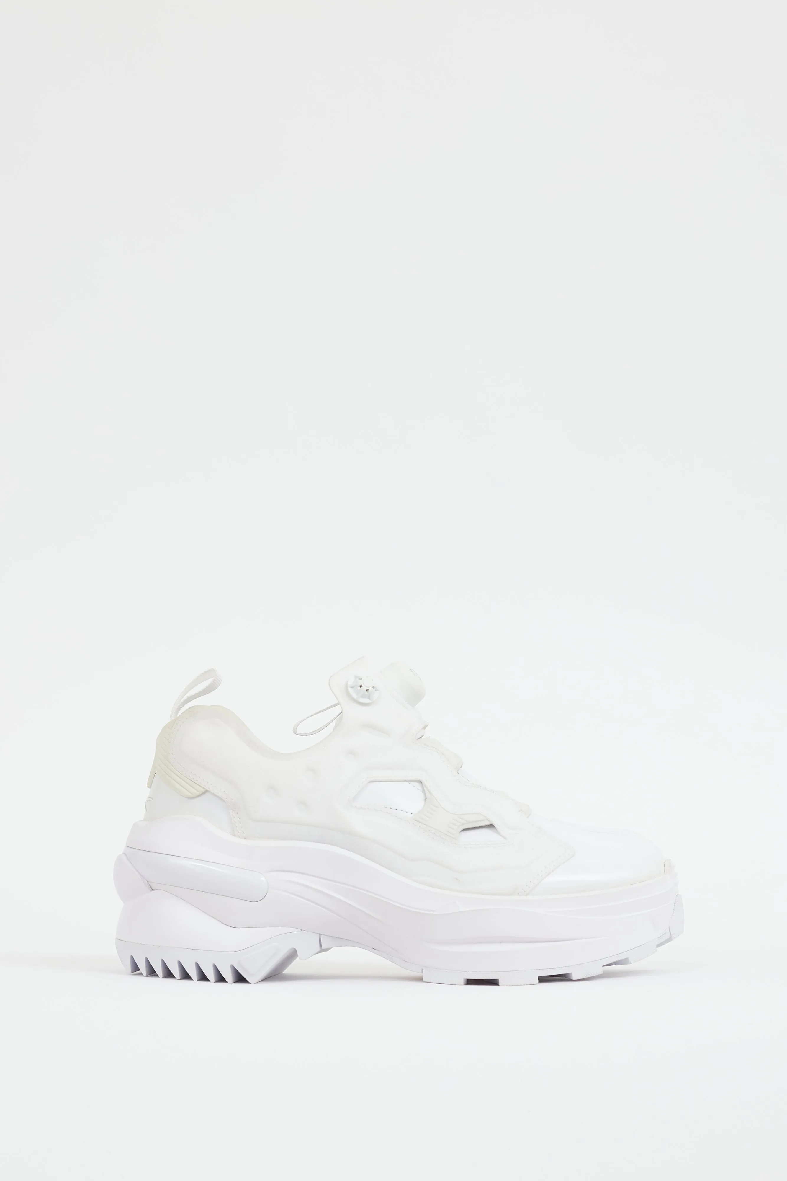 X Reebok White Insta Pump Tabi Sneaker