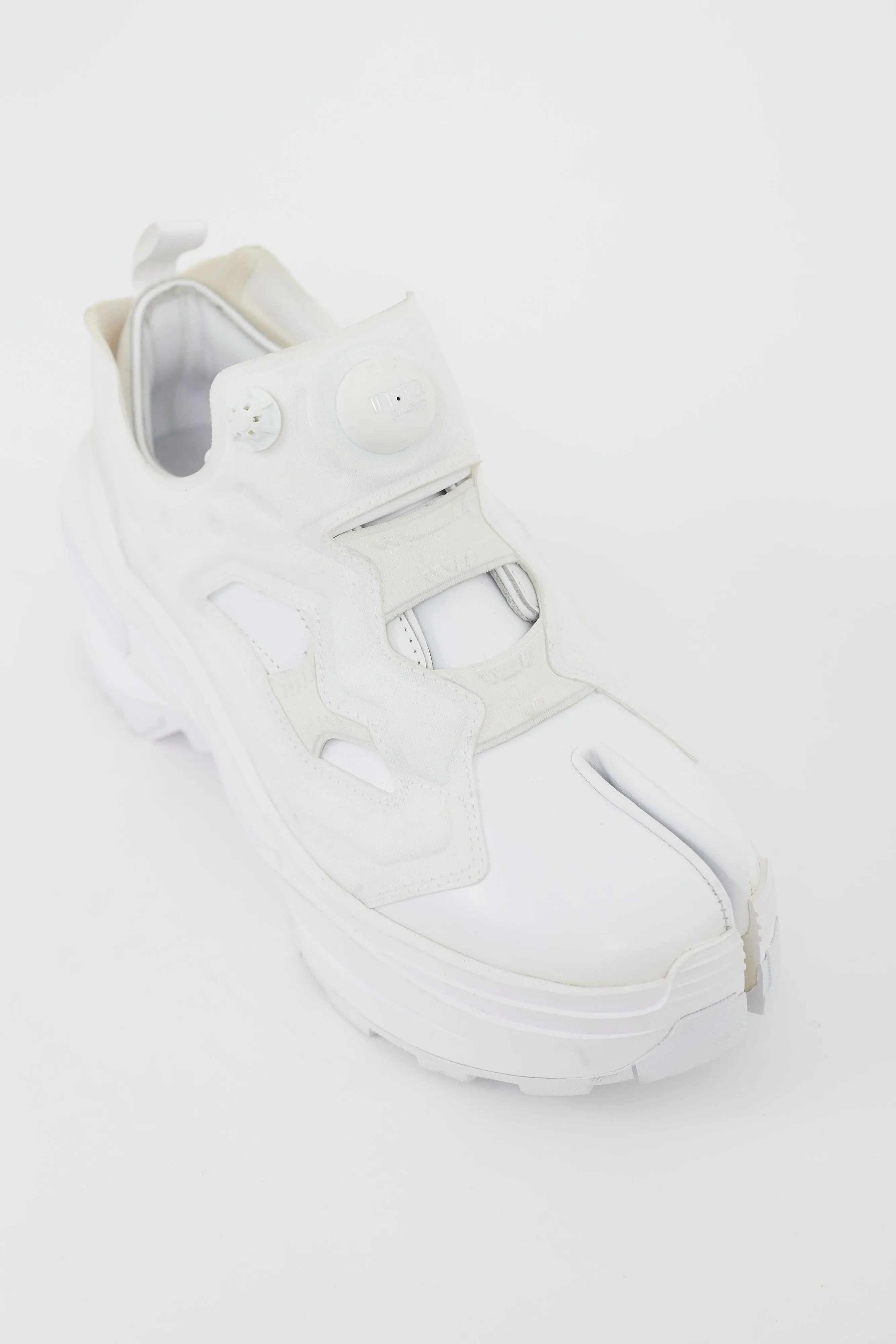 X Reebok White Insta Pump Tabi Sneaker