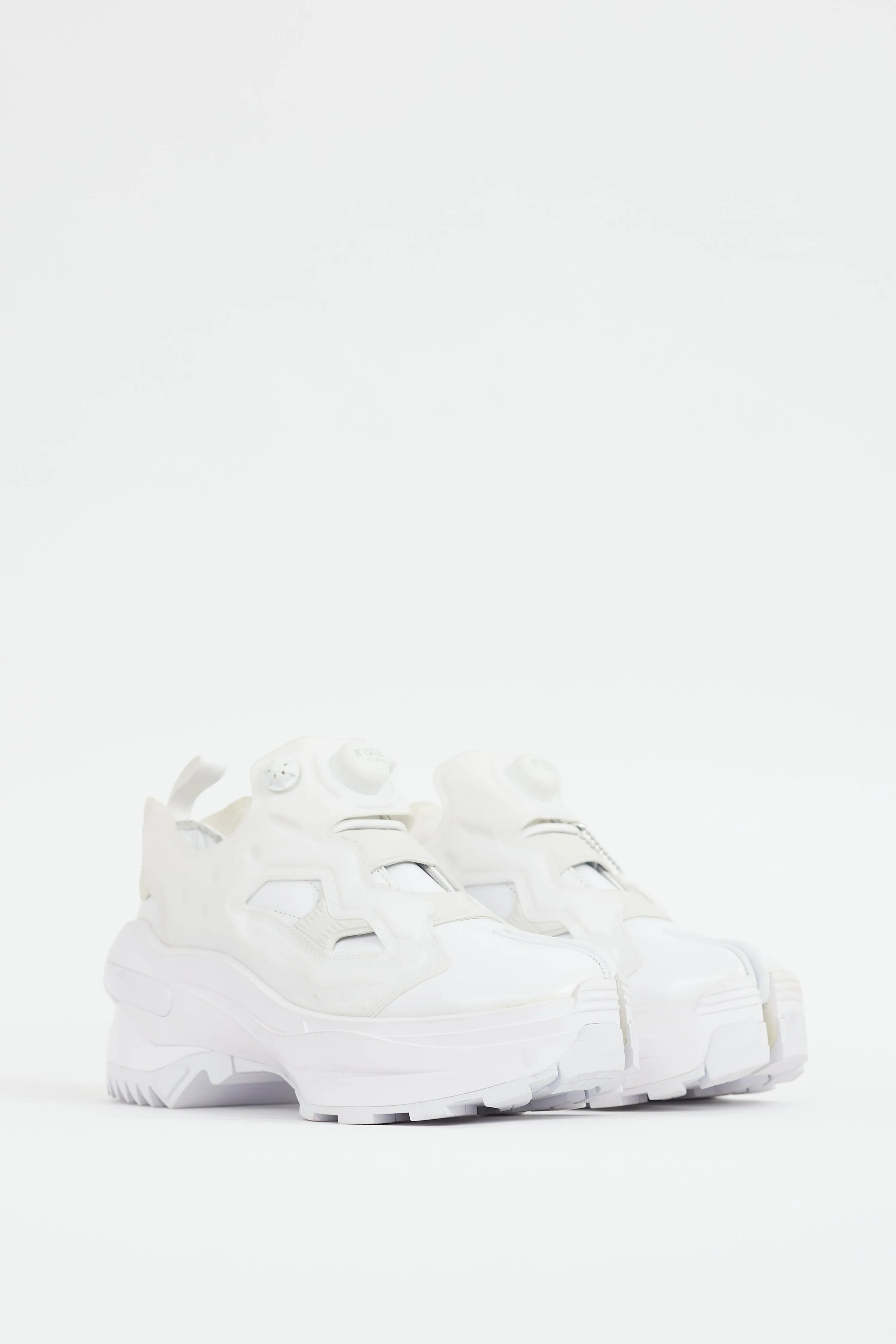 X Reebok White Insta Pump Tabi Sneaker